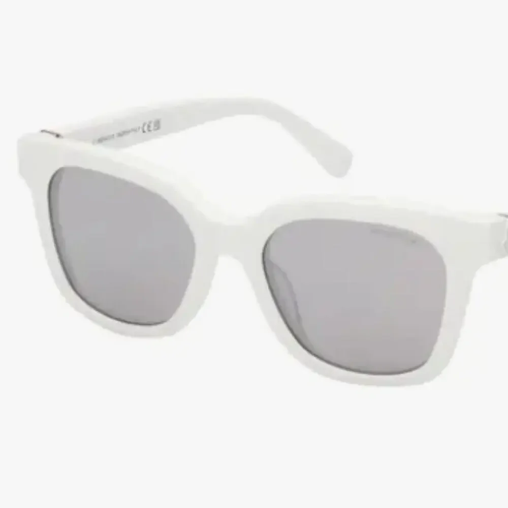 Moncler Audree 50mm Square Sunglasses White